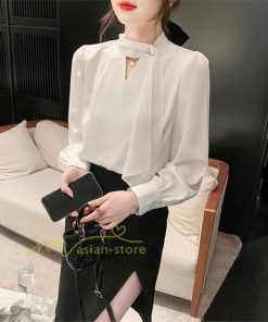 シャツ・ブラウス | シャツ ブラウス 秋冬 レディース スカーフタイ きれいめ フォーマル 春 長袖 春夏 フェミニン 20代30代40代 カジュアル エレガント 通勤通学 お出かけ 着痩せ