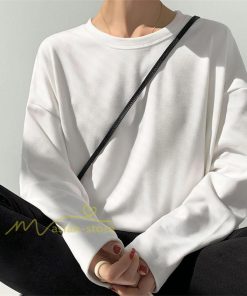 tシャツ・カットソー | 長袖tシャツ レディース クルーネック 長袖 Tシャツ ロングTシャツ 20代30代40代50代 ゆったり 体型カバー 通勤通学 お出かけ カジュアル インナー 快適 着痩せ