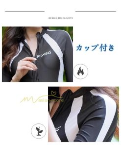 水着 | 競泳レディース フィットネスワンピース オールインワン 体系カバー スリムデザイン フィットネス 競泳用 ワンピース水着 体型カバー 練習用