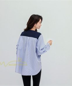 シャツ・ブラウス | Tシャツ レディース トップス 長袖 秋コーデ 切り替え パフスリーブ カットソー ブラウス ゆったり 可愛い カジュアル オフィス 20代30代40代 シンプル 春夏秋