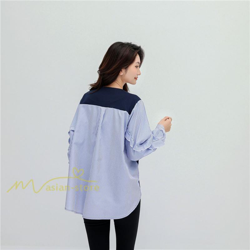 シャツ・ブラウス | Tシャツ レディース トップス 長袖 秋コーデ 切り替え パフスリーブ カットソー ブラウス ゆったり 可愛い カジュアル オフィス 20代30代40代 シンプル 春夏秋