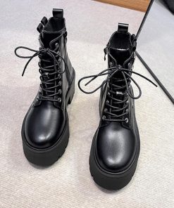 ショートブーツ | レースアップショートブーツストームブーツ