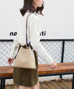 ショルダーバッグ | バケツバッグ レディース バイカラー