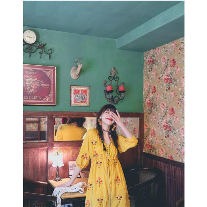 マキシ | ロングワンピース ワンピース ロングワンピ レディース マキシ丈 ワンピ Aライン 体型カバー 無地 ゆったり おしゃれ きれいめ 夏 上品 ボヘミア風 30代 40代