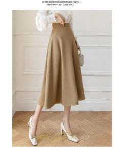 スカート | レディース ロング ミモレ フレアAライン ロング着痩せ 通勤 通学 オフィス OL オシャレ キレイめ カジュアル 20代30代40代50代