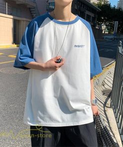 Tシャツ | 夏新作 メンズ Tシャツ 半袖 切り替え カジュアル シンプル カットソー 半袖トップス お出かけ クルーネック 日常感 メンズゆったり