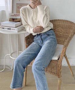 ニット・セーター | ニットトップス アウター ニットカーディガン 秋冬 長袖 無地カーデ シンプル レディース 大人かわいい ニットソー 韓国風