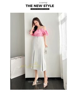 スカート | ボトムス レディース きれいめ 春夏 タイトおしゃれ フォーマル 通勤 プリーツ20代30代40代 着痩せ 韓国風 カジュアル 20代30代40代