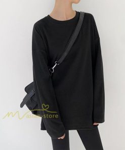 tシャツ・カットソー | 長袖tシャツ レディース クルーネック 長袖 Tシャツ ロングTシャツ 20代30代40代50代 ゆったり 体型カバー 通勤通学 お出かけ カジュアル インナー 快適 着痩せ