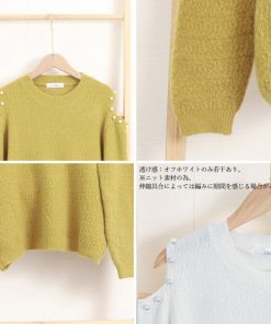 ニット・セーター | ニットトップス 肩出し ニットソー 長袖