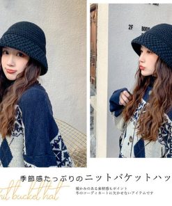 ニット帽 | 折りたたみ 小物 おしゃれ ニットバケットハット 韓国風 あったか 秋冬物 レディース ニットキャップ ニット帽子 大人