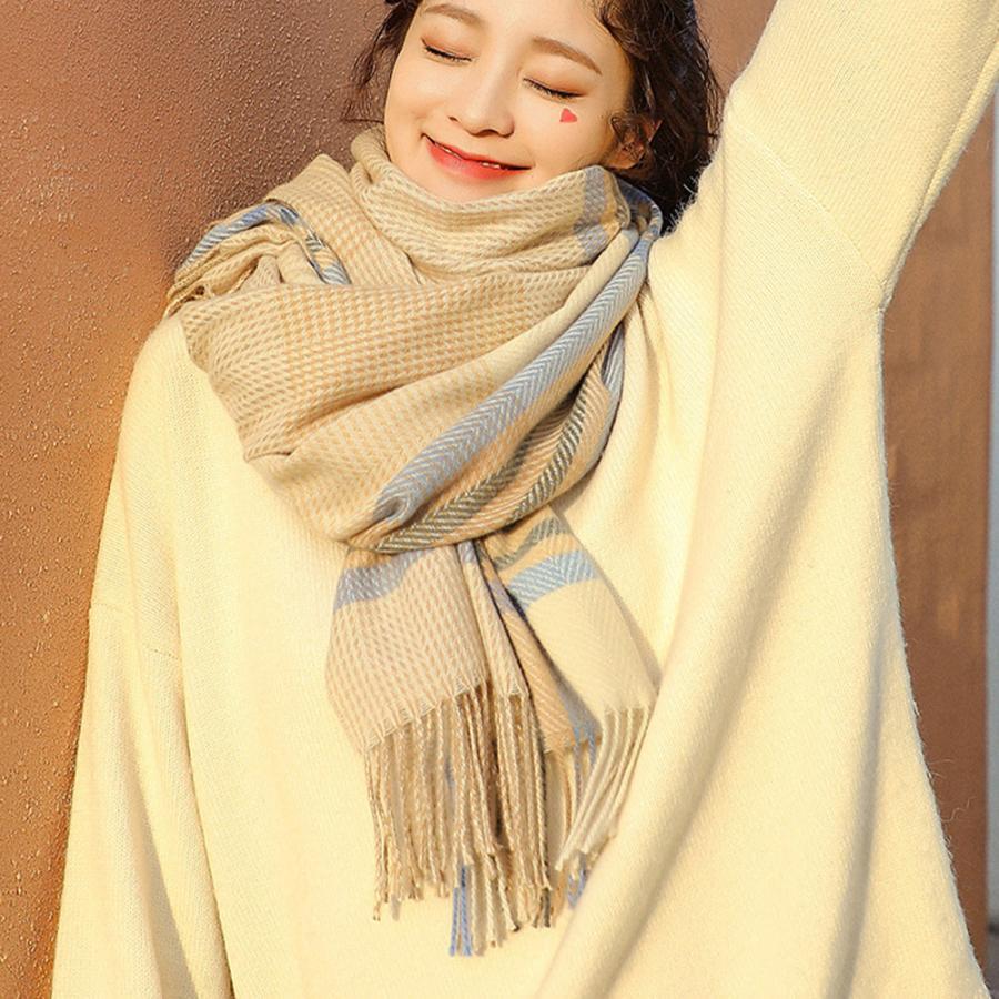 マフラー | リバーシブル ストール 大判