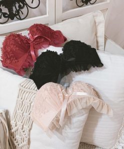 キャミソール | レース ブラジャー ショーツ 上下セット セット 下着 チュール パッド付き ノンワイヤー