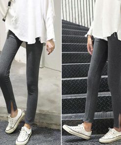 レギンス | サイドスリット 韓国 ボトムス