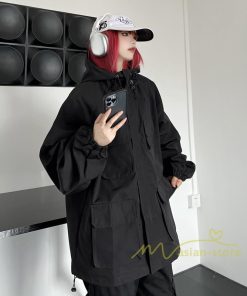 コート・ジャケット | ジャケット レディース アウター 長袖 ブルゾン メンズ パーカー フード付き マウンテンパーカー トップス 20代30代 Oversize ゆったり 40代50代 秋冬 羽織り