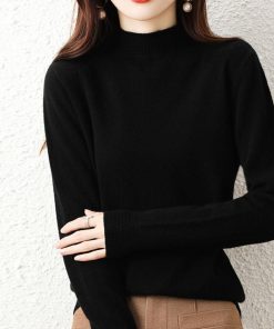 ニット・セーター | プチハイネックニットトップス レディース