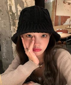 帽子 | ニット バケットハット レディース帽子