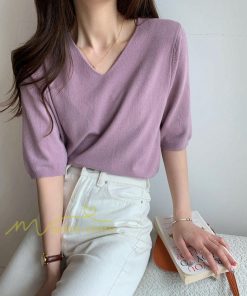 tシャツ・カットソー | Tシャツ レディース 半袖 トップス カジュアル Tシャツ 大きい ゆるTシャツ ゆるカットソー Vネック 20代30代40代50代 上品 上品 お出かけ 通勤通学 着回し