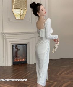 タイト | ワンピースタイトワンピース長袖 上品 セクシー高級感 ワンピース タイトワンピース ヒップアップ スリム 美ライン シルエット エレガント お呼ばれ