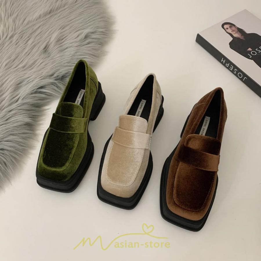 ローファー | パンプス レディース フラットシューズ 靴 レディース 春 夏 秋 冬 2022秋冬 20代30代40代50代 新作 痛くない 送料無料 スクエアトゥ