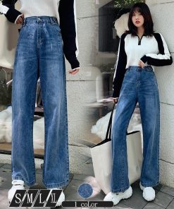 ジーンズ、デニム | デニムパンツ ガウチョパンツ ワイドパンツ ウエストゴム ボトムス ハイウエスト おしゃれ トレンド マキシ丈 着痩せ スリム 人気 レディース 女性用