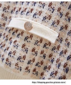 ベスト | ニットレディース トップス Vネック タンクトップ ノースリーブ 袖なし インナー ニット 女ニット 20代30代 重ね着風 レイヤード風 セーター