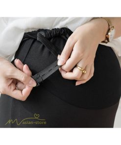 スカート | マタニティ膝丈 ひざ カジュアル マタニティウェア レディース 夏服 サマー ひざ下丈 ウエスト調整 お出かけ マタニティ 裾口スリット 妊婦