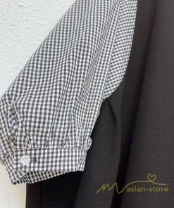 tシャツ・カットソー | 長袖ブラウス レディース Tシャツ 秋物 切替ブラウス 切替Tシャツ トップス 七分袖 長袖 夏秋物 ドッキングTシャツ 20代30代 長袖Tシャツ ドッキングブラウス