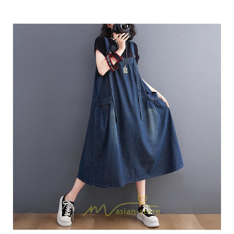 オーバーオール サロペット | デニム サロペット スカート オーバーオール ジャンパースカート レディース ワンピース 春 夏 秋 冬 20代 30代 大きいサイズ おしゃれ 40代 50代