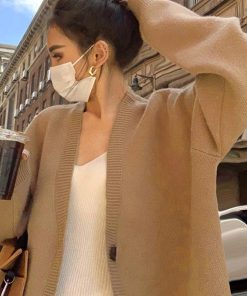 カーディガン | ニットレディース 中厚手