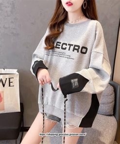 パーカー | トレーナー レディース スウェット 大きいサイズ 韓国 トップス 長袖 おしゃれ 秋冬 送料無料 プルオーバー ゆったり トップス クルーネック Tシャツ