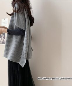 ニット・セーター | ニット レディース セーター 秋冬 春 トップス マント ポンチョ 重ね着風 大人 無地 ニットセーター 上品 サイドスリット プルオーバー ゆったり カジュアル