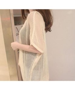 セットアップ | キャミソワンピース トップス レディース ニット キャミソールワンピース 着痩せ 2点セット 体型カバー 可愛い 春夏 黒 通学通勤 無地 2色