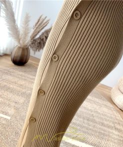 ニットワンピース | レディース 冬 きれいめ ロング おしゃれ 秋冬 長袖 ハイネック サイドスリット セクシー 同窓会 デート 大人フェミニン 女子会 韓国風