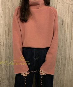 パーカー | トレーナー レディース 厚手 秋冬 コーデ 無地 ハイネック トルネック 長袖 着回し 裏起毛 暖かい 可愛い フリーサイズ ゆったり 7色 プルオーバー カジュアル