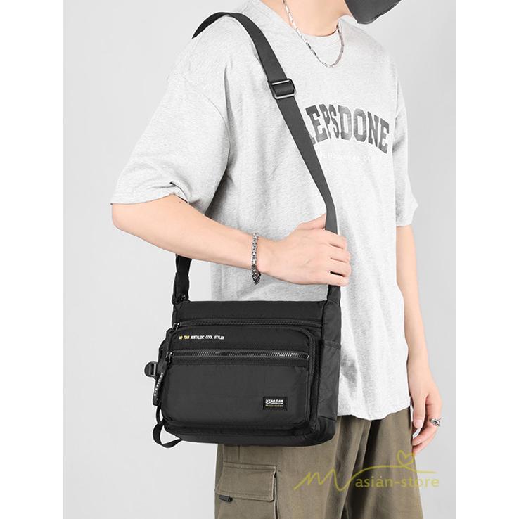 メンズバッグ | ショルダーバッグ 斜めがけバッグ ボディバッグ 撥水加工 軽量 大容量 トレンド 通勤通学 カジュアル 肩掛けバッグ メンズファッション