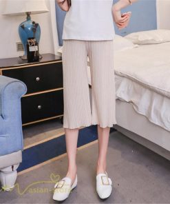 パンツ レギンス | マタニティパンツ 7分丈 レディース マタニティウェア 妊婦服 ウエスト調整 着痩せ 上品 カジュアル 大きいサイズ 産前 夏服 リブ お出かけ 薄手 きれいめ