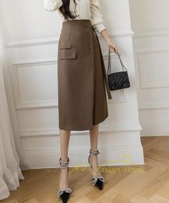 スカート | ボトムス レディース きれいめ 春夏 タイト秋服 2021 おしゃれ 膝丈 ハイウエスト 体型カバー お洒落 上品 通勤 OL カジュアル 20代30代40代