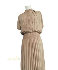 送料無料セール | 夏ワンピース プリーツワンピース 半袖 揺れる 大人 可愛い ロングワンピース レディース ワンピ 50代60代 パーティードレス ママワンピース 30代40代 無地