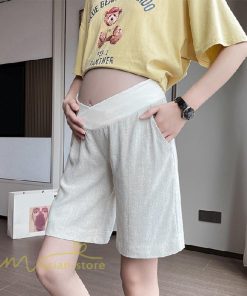 パンツ レギンス | マタニティパンツ レディース 麻 綿 ウエスト調整 着痩せ 妊婦服 パンツ マタニティウェア 無地 薄手 サマー ボトムス 産後 産前 マタニティ お出かけ 通勤