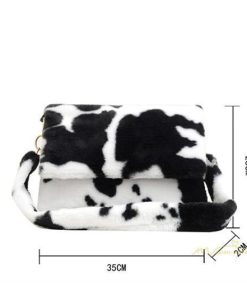 女性用バッグ | バッグ レディース ショルダーバッグ 肩掛け 可愛い 斜めがけ 鞄 かばん 黒白 もこもこ 春物