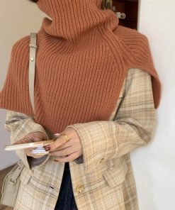 マフラー | タートルネック ニットウォーマー 韓国風