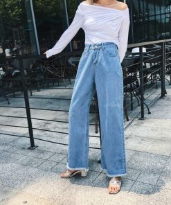 ジーンズ、デニム | 短納期ワイドパンツ デニムパンツ ロングパンツ ジーンズ パンツ 大きいサイズ ハイウエスト 2019新作 ストレッチ レディースボトムス デニムズボン