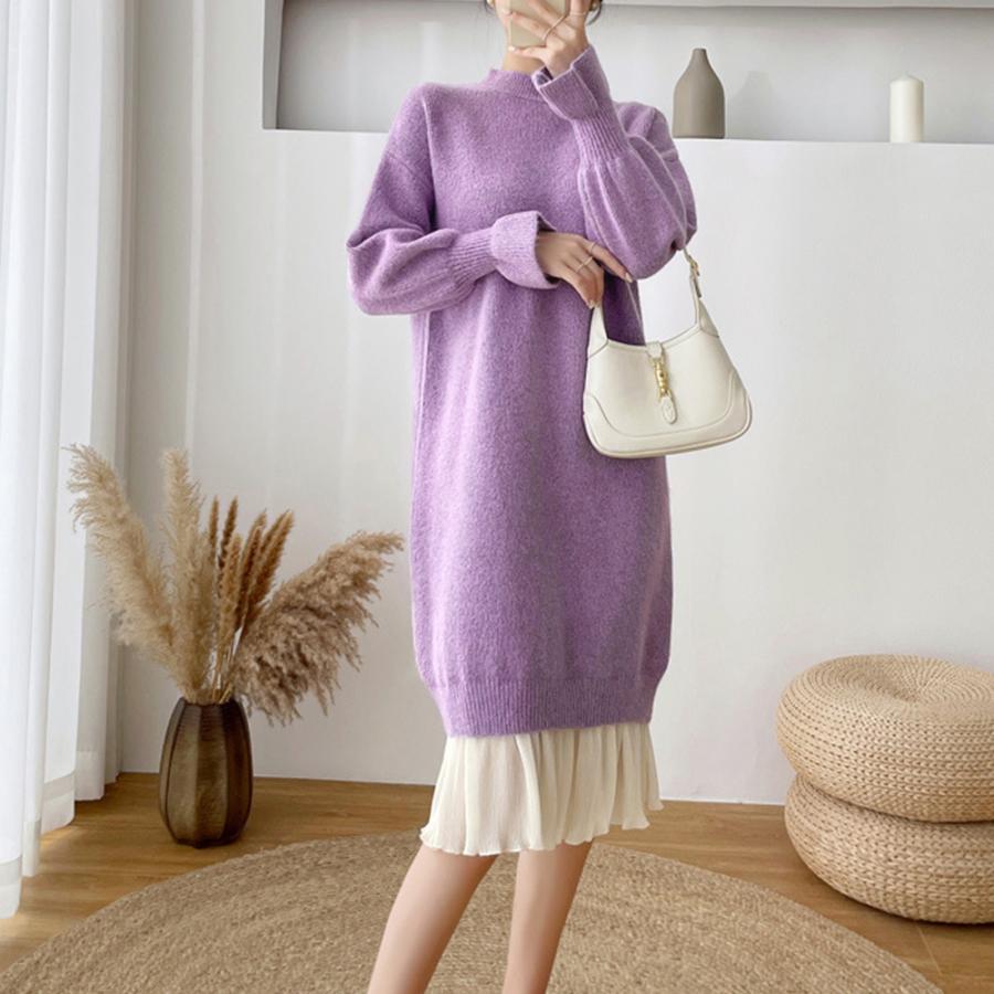 ワンピース | ニット ドッキングカジュアル