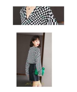 シャツ・ブラウス | ブラウス レディース 長袖 50代 シャツ トップス シフォン チェック柄 きれい 40代 30代 20代 カジュアル お出かけ 食事会 デート お出かけ 女子会 通勤