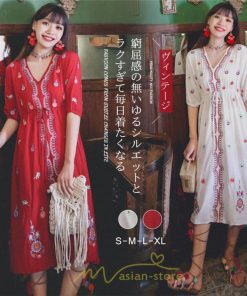 マキシ | ワンピース 五分袖 夏 レディース きれいめ シフォンワンピース ロング  リゾート 花柄 体型カバー イベント 合コン デート服 楽ちん ジャーニー 女子会 デート