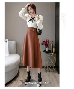 スカート | レディース ロング フレア Aライン 秋冬 送料無料 無地 きれいめ 30代 40代 50代 着やせ 上品 通勤 通学 秋冬 2022新作 キレイめ 暖か 通勤 ラシャ