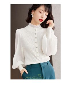 ニット・セーター | カーディガン レディース ニット 上品 カーデ ニットカーディガン 切り替え レース グシンプル 長袖 秋 冬 秋冬 カジュアル 着痩せ 通勤 楽チン レトロ風 大人