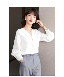 シャツ・ブラウス | ブラウス シャツ レディース 秋 冬 長袖 トップス 羽織り 上品 40代 30代 20代 おしゃれ キレイめ 可愛い 着痩せ お出かけ 旅行 上品 お出かけ オシャレ