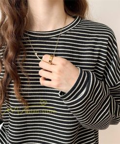 tシャツ・カットソー | Tシャツ レディース トップス 長袖 カットソー ボーダー シンプル ボートネック ストライプ柄 20代30代40代50代 着回し 通勤通学 お出かけ カジュアル 着痩せ